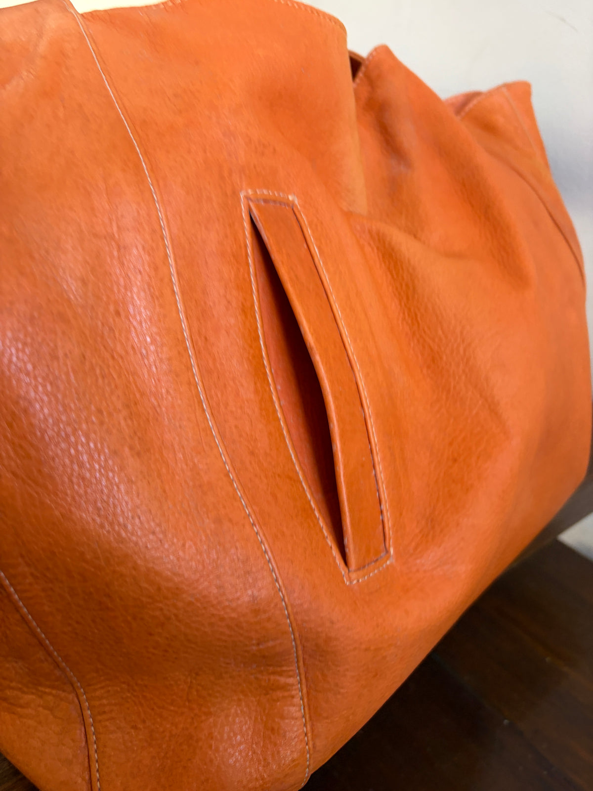 no 3387 / ORANGE WEEKENDER BAG