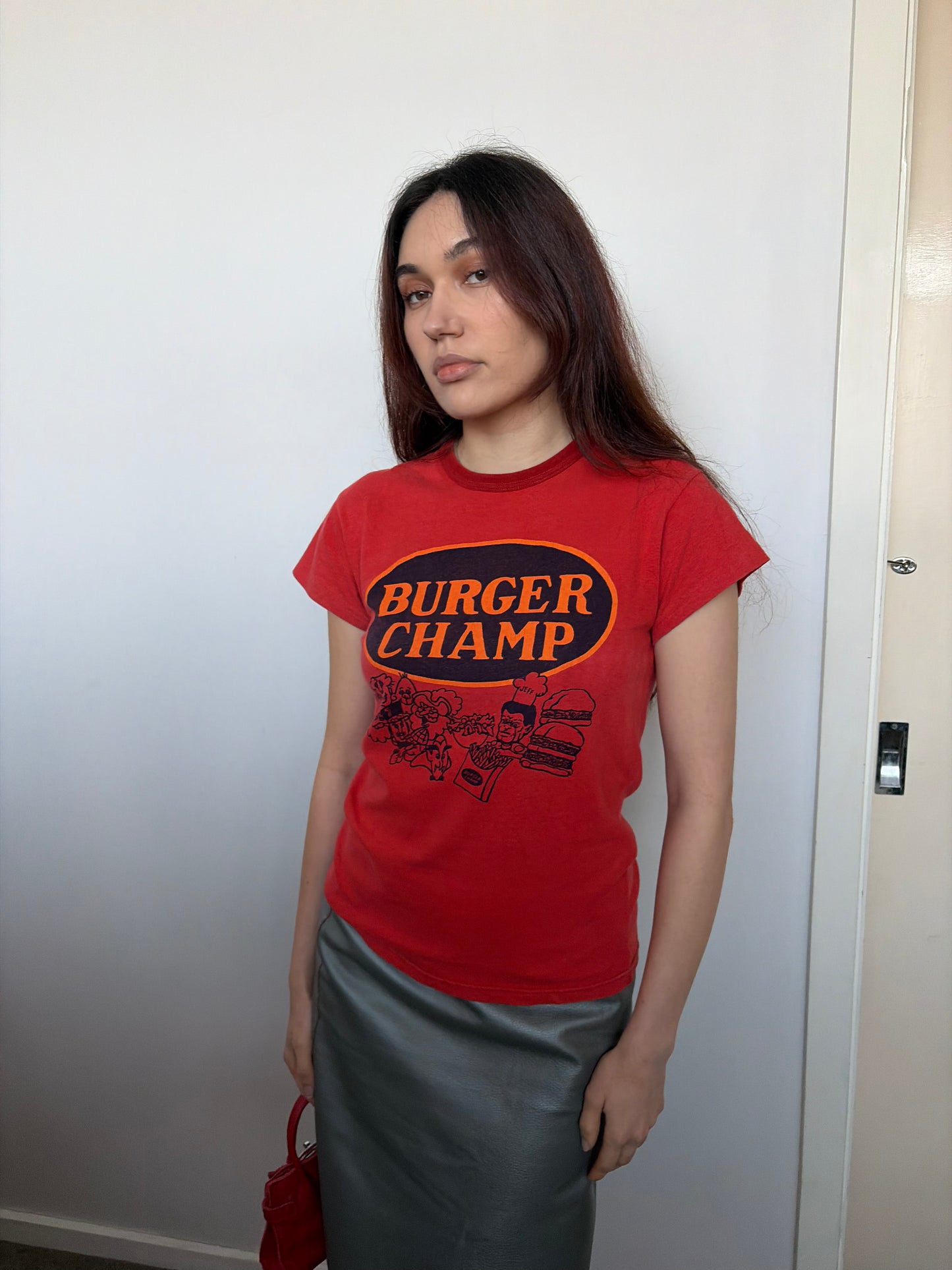 no 3156 / BURGER CHAMP TEE