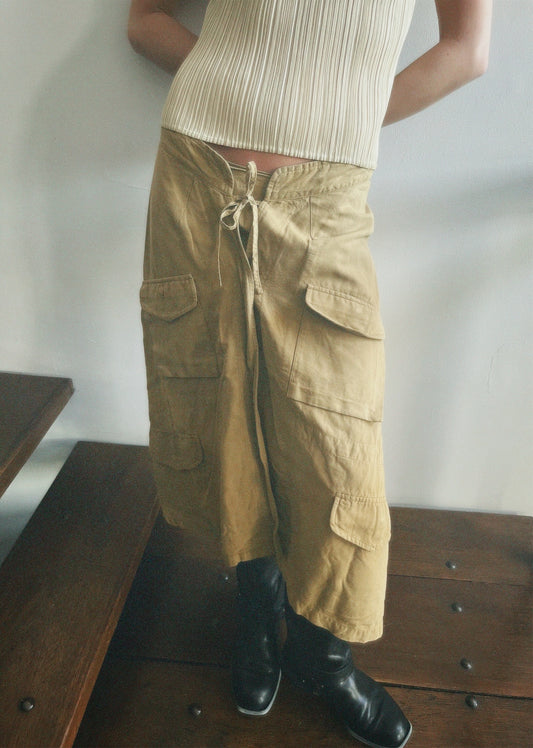 Vintage Max Mara Midi Wrap Skirt