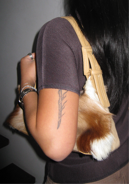 Fur Buckle Handbag