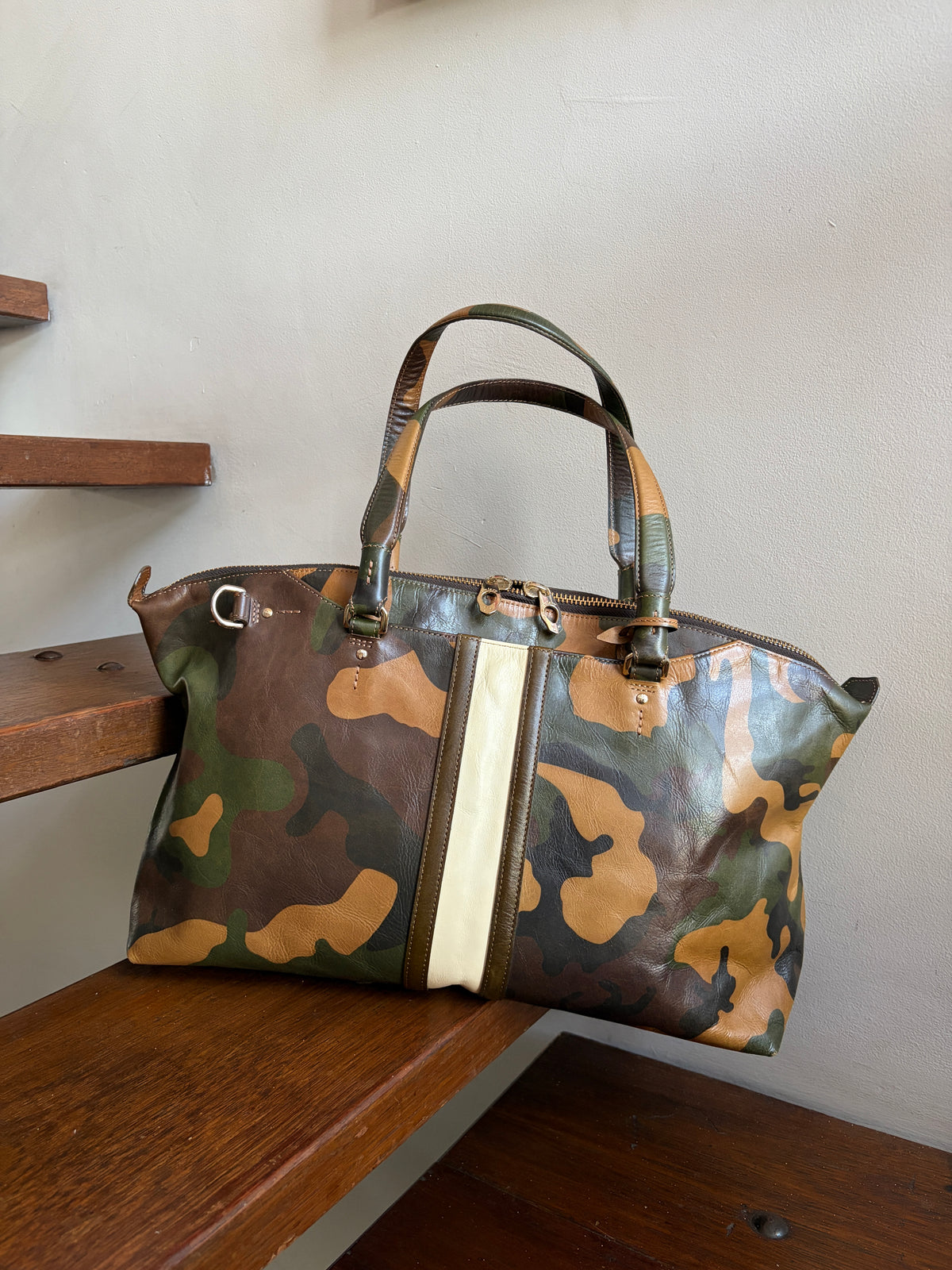 no 3312 / CAMO STRIPE BAG
