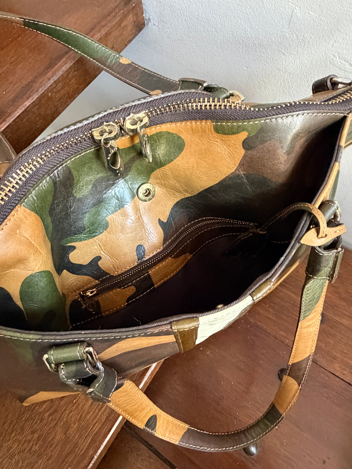 no 3312 / CAMO STRIPE BAG