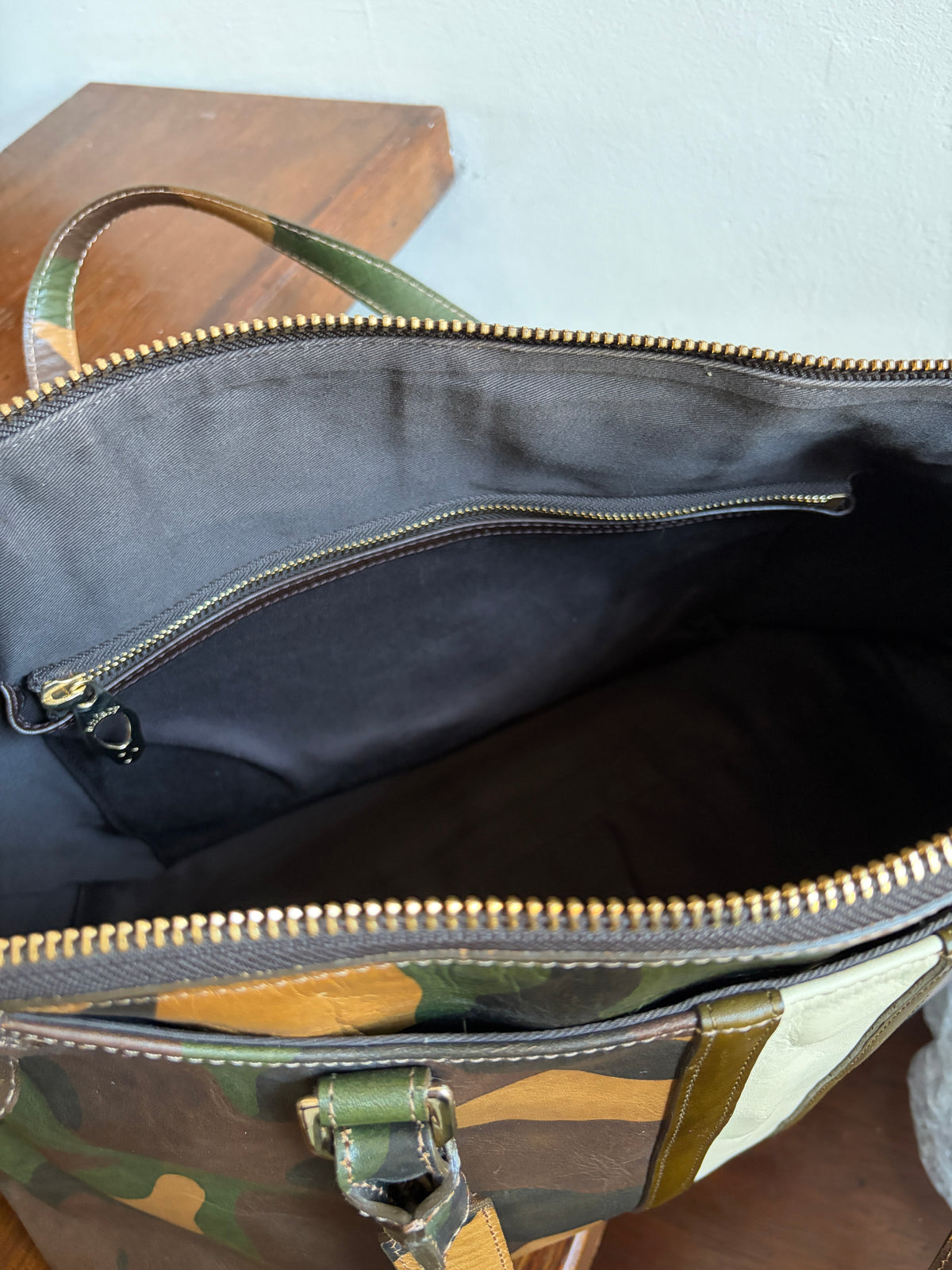 no 3312 / CAMO STRIPE BAG