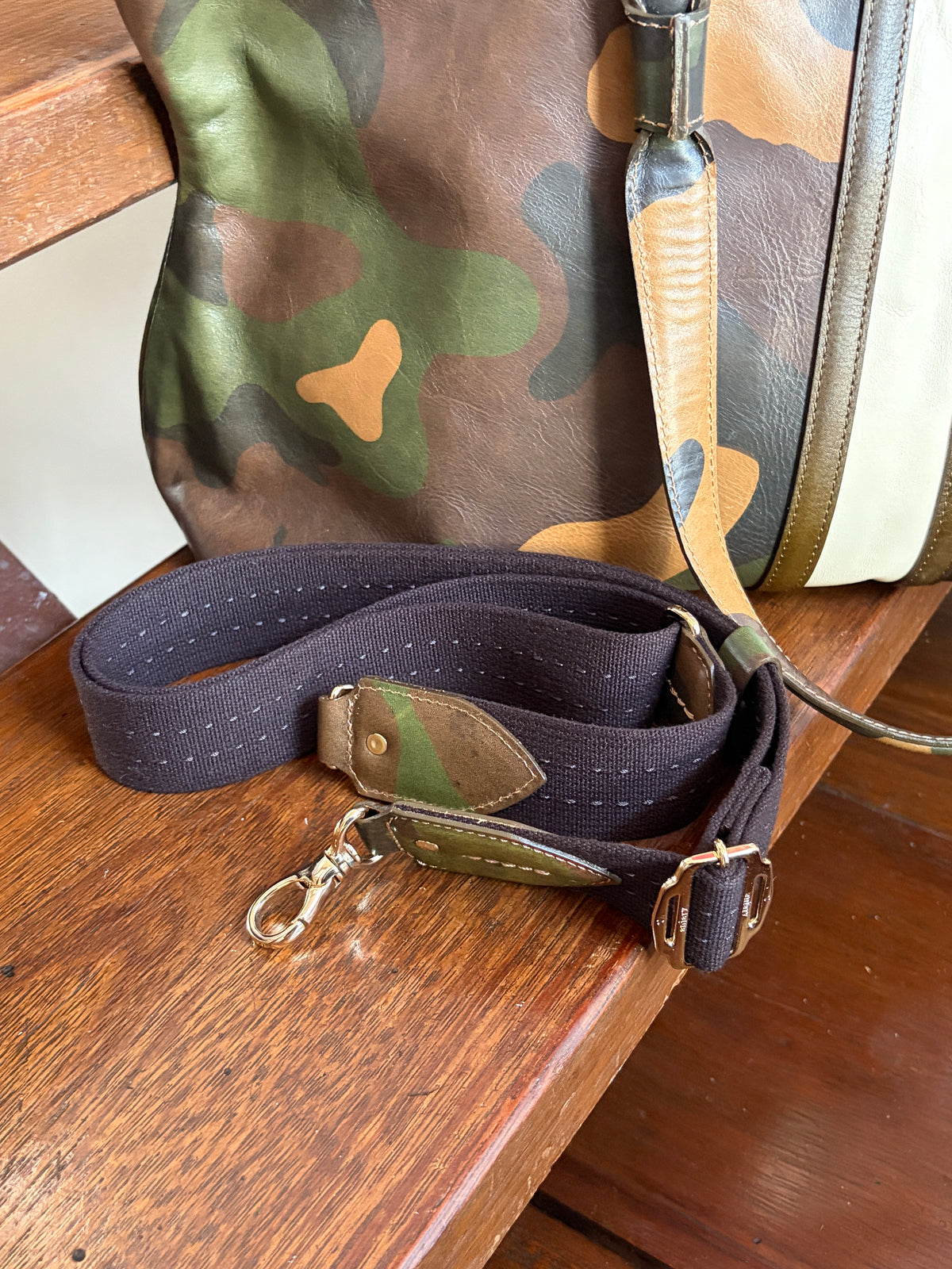 no 3312 / CAMO STRIPE BAG