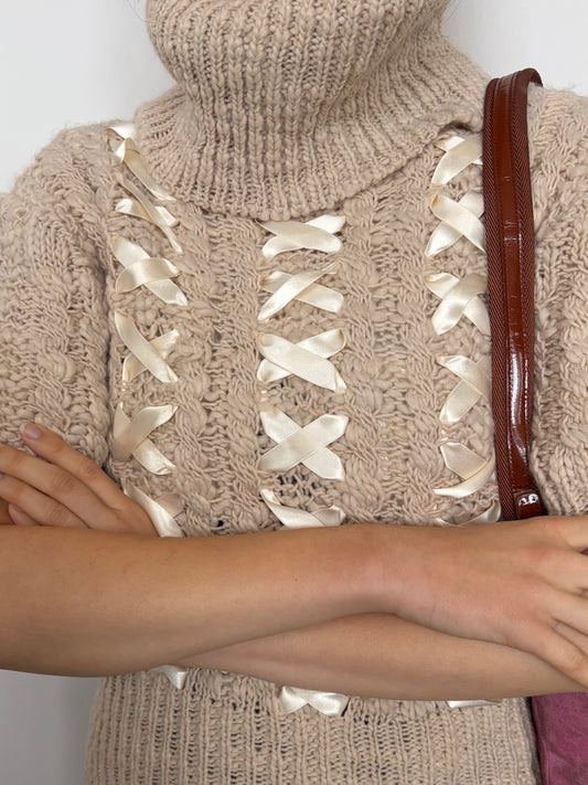 no 3090 / LACE KNIT