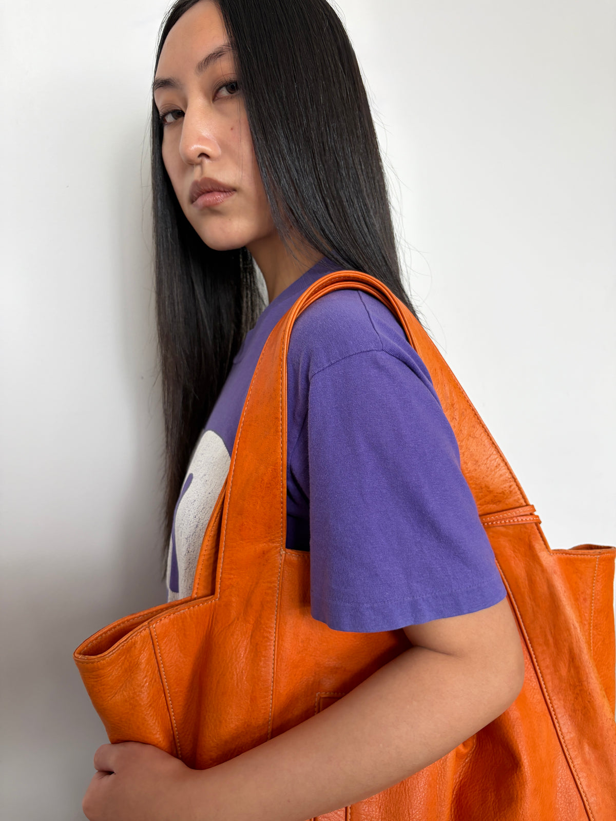 no 3387 / ORANGE WEEKENDER BAG