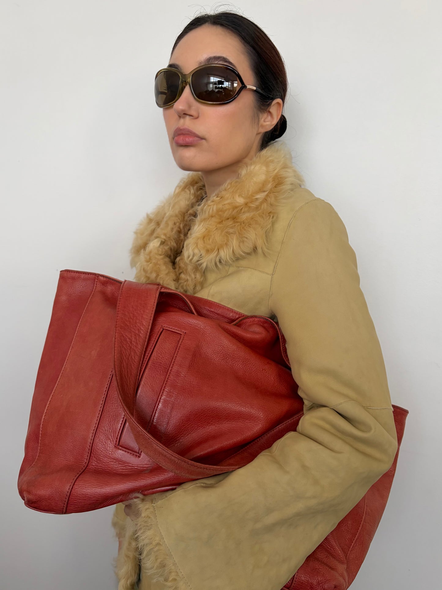 no 3097 / LEATHER WEEKENDER