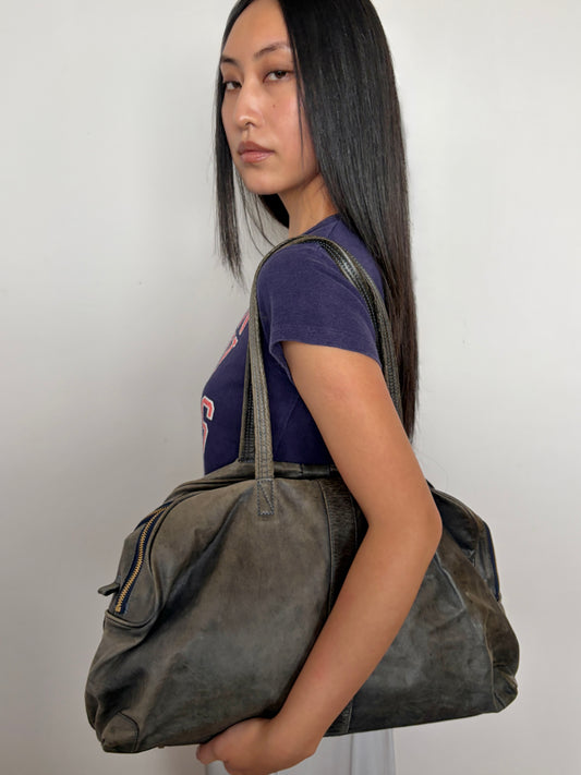 no 3389 / NAVY BOSTON BAG