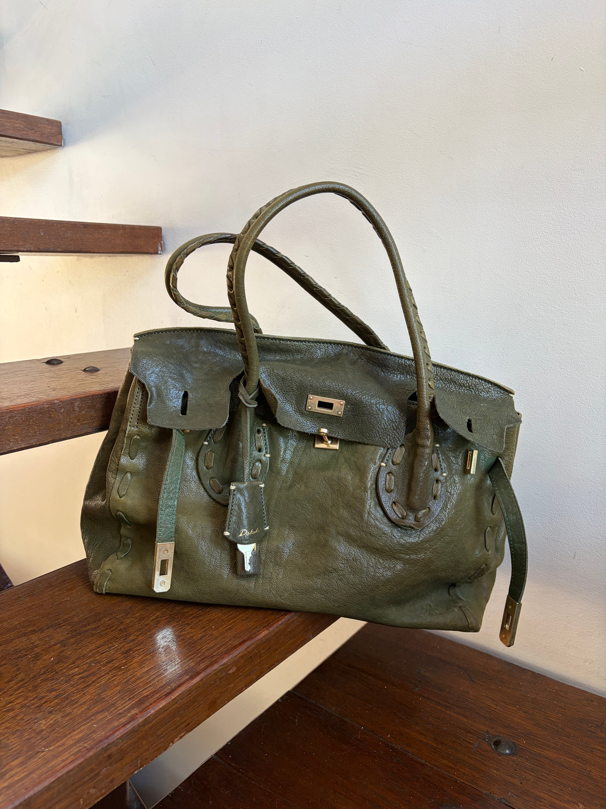no 3390 / OLIVE FIRKIN BAG