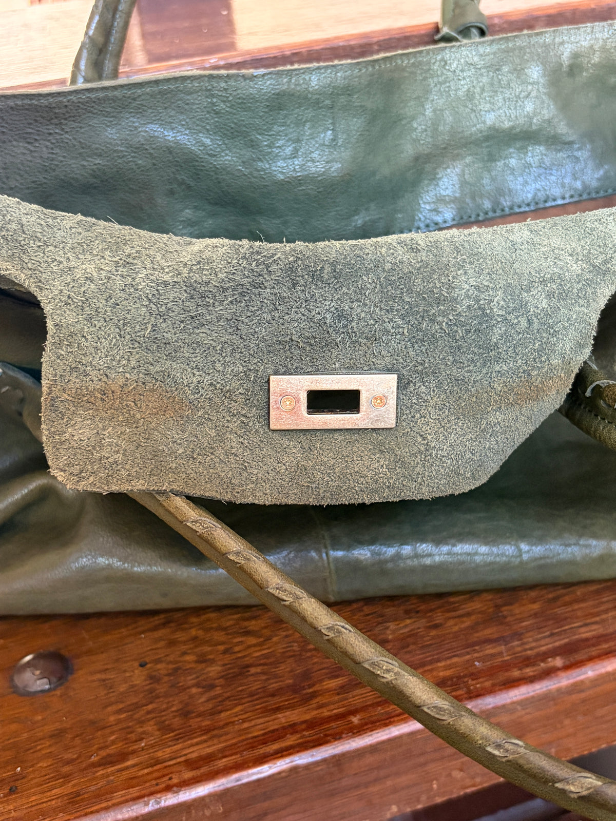 no 3390 / OLIVE FIRKIN BAG