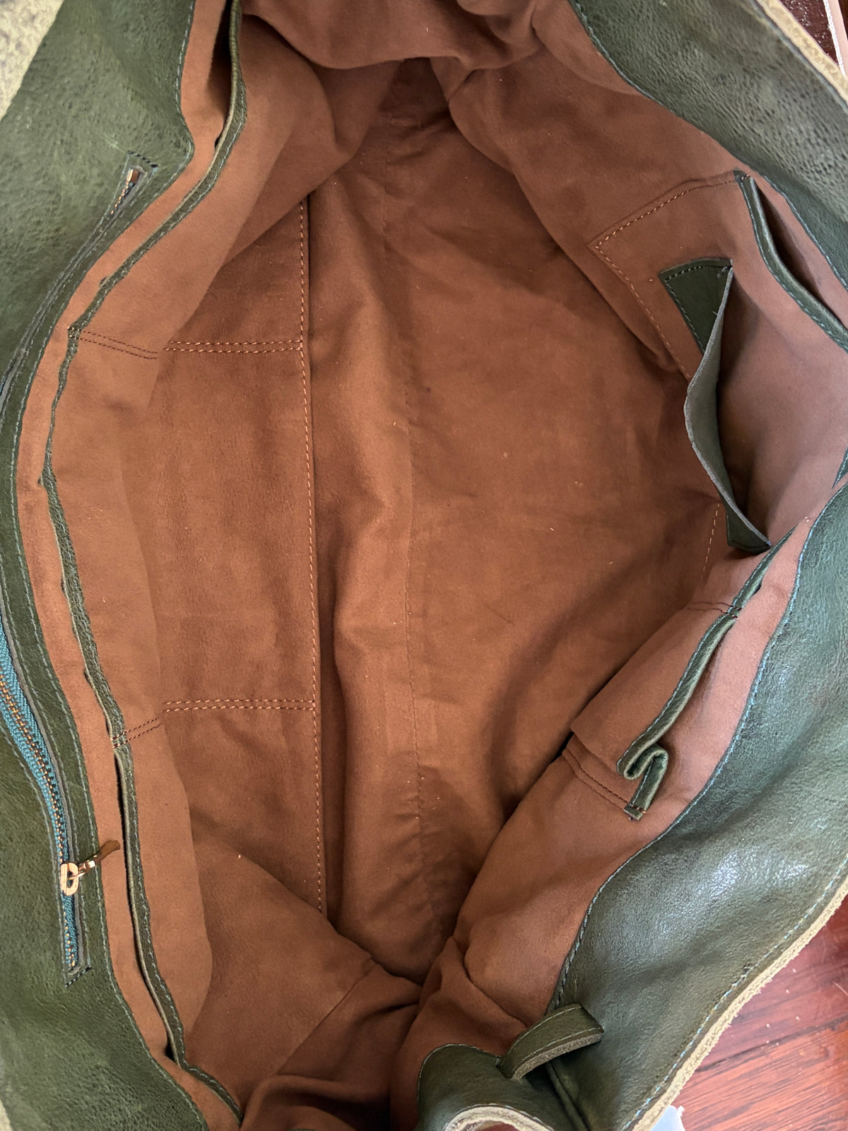no 3390 / OLIVE FIRKIN BAG