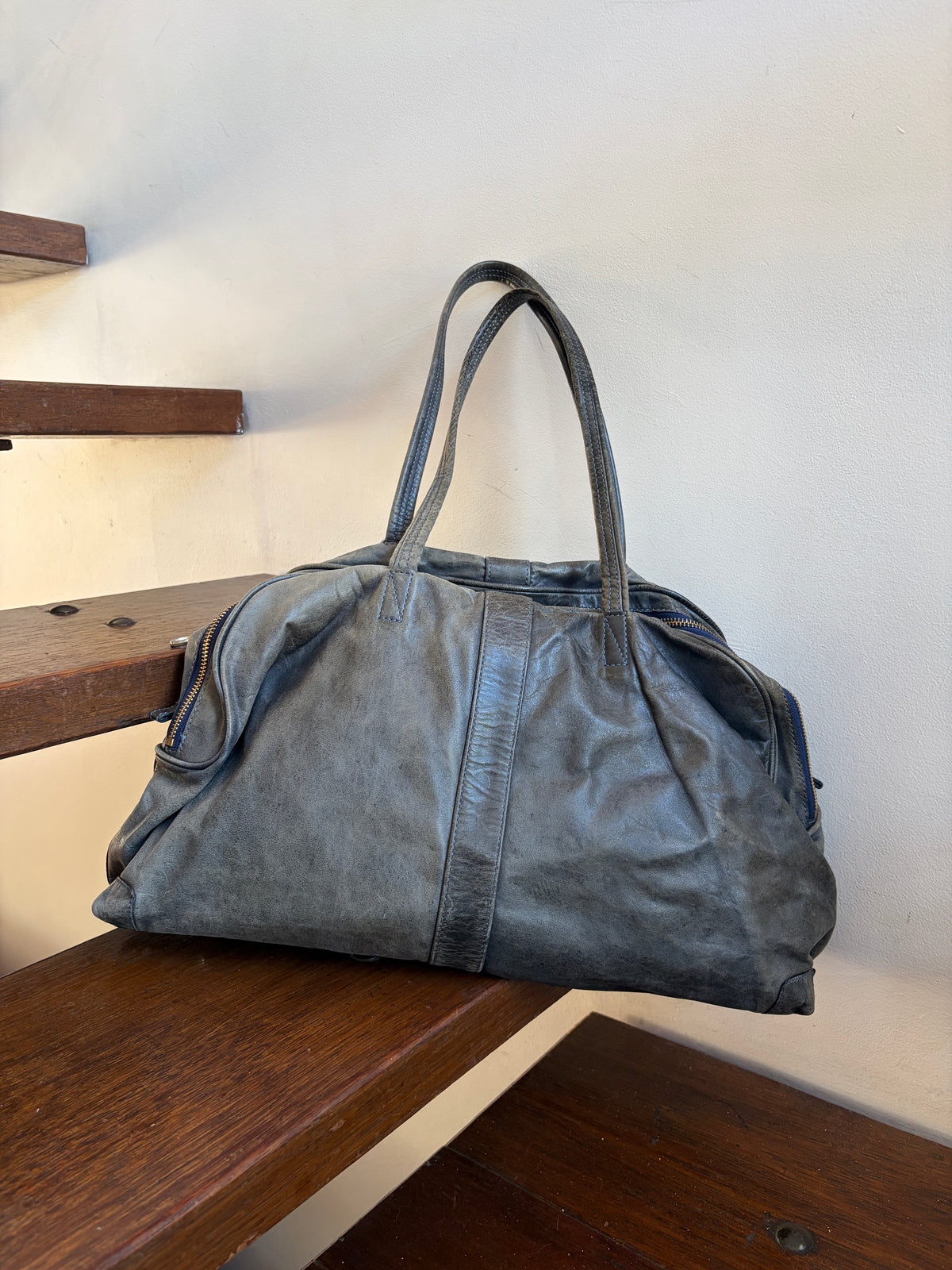 no 3389 / NAVY BOSTON BAG