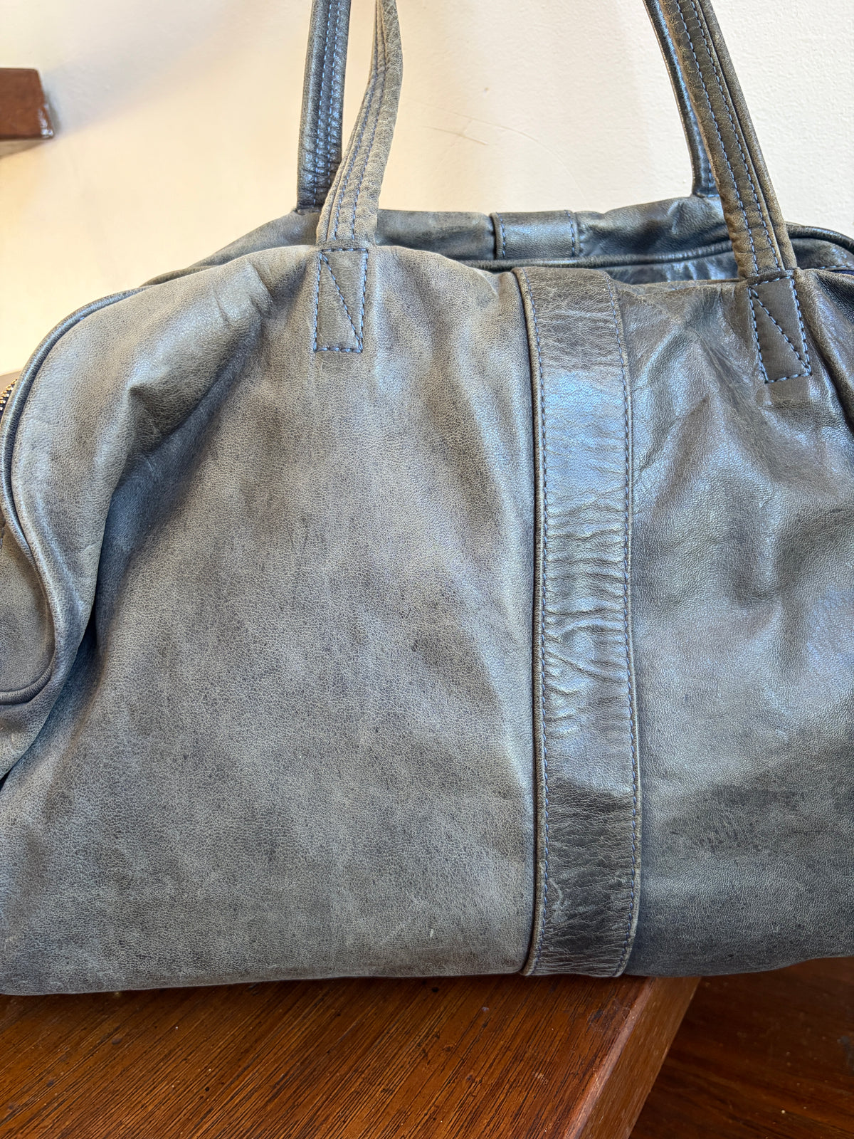 no 3389 / NAVY BOSTON BAG