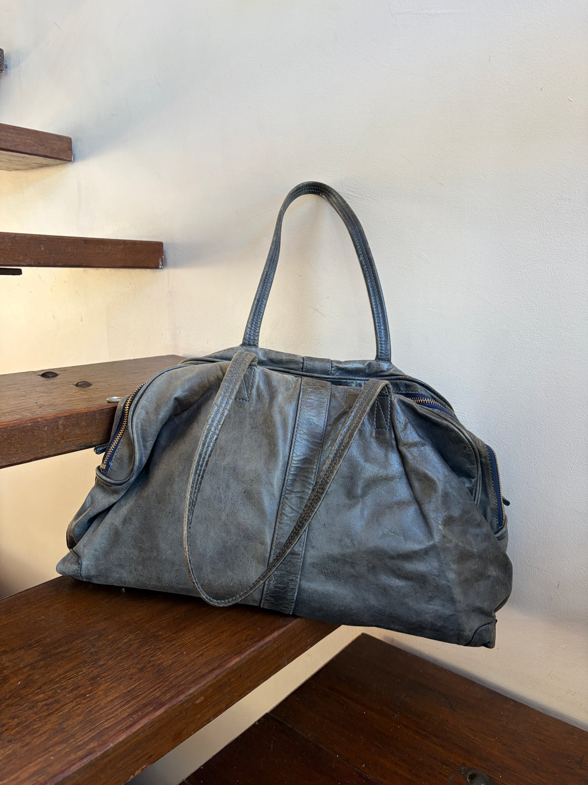 no 3389 / NAVY BOSTON BAG