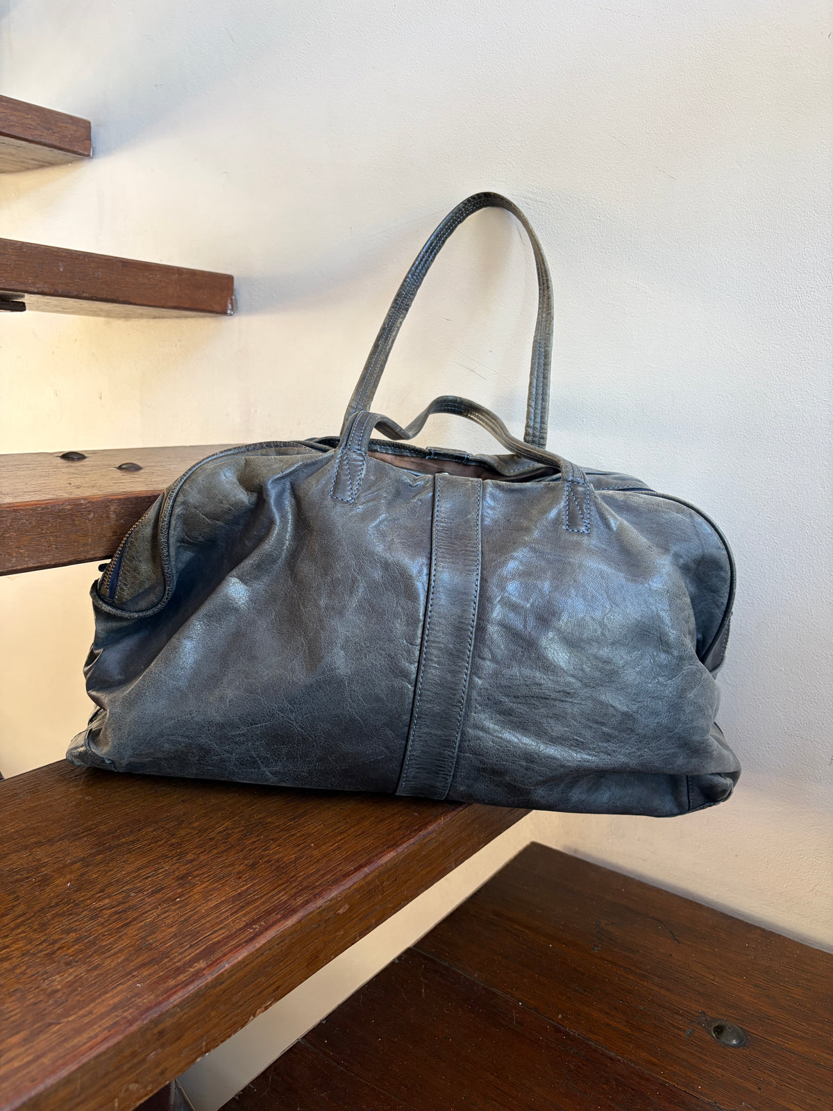 no 3389 / NAVY BOSTON BAG