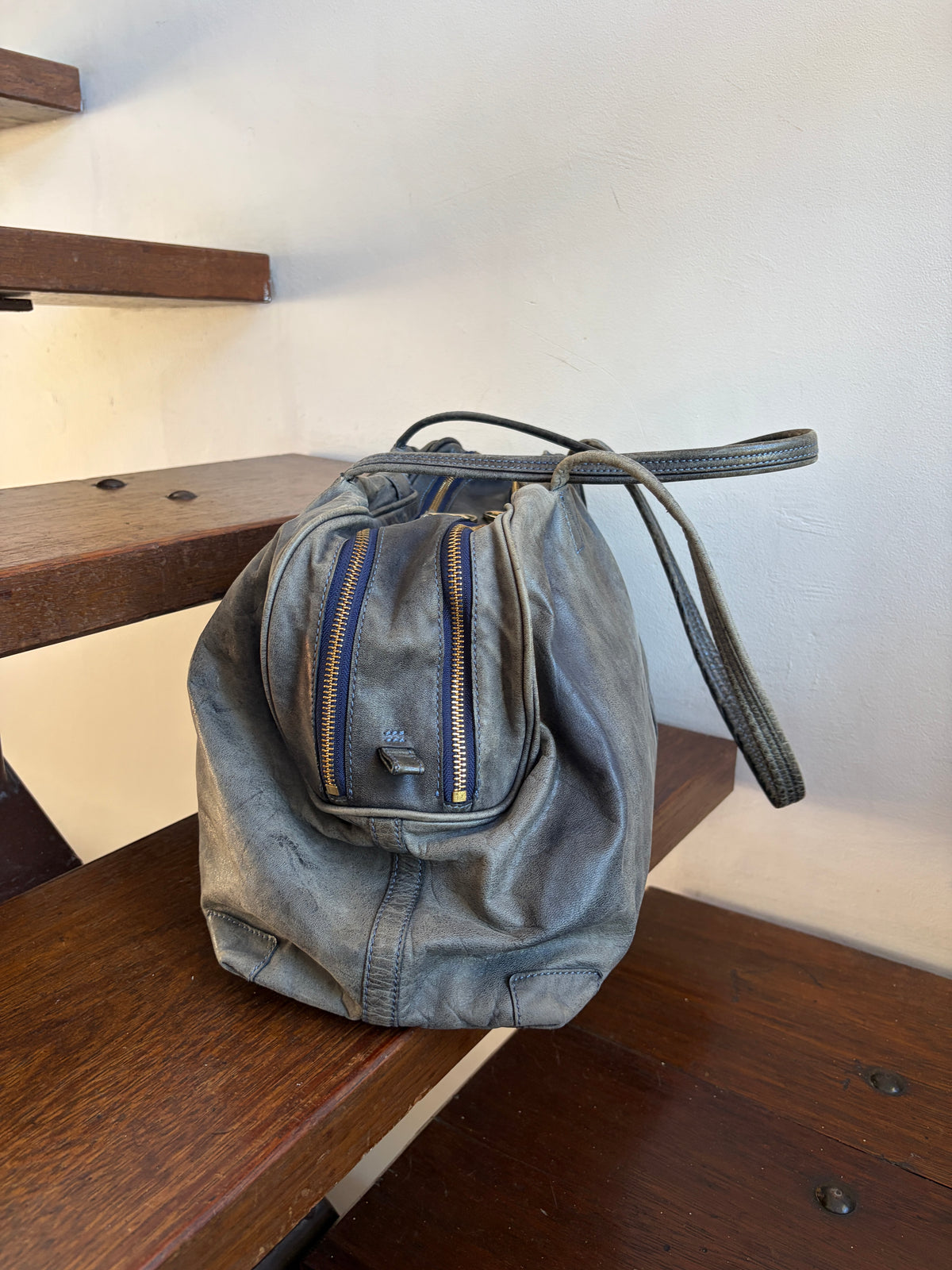 no 3389 / NAVY BOSTON BAG