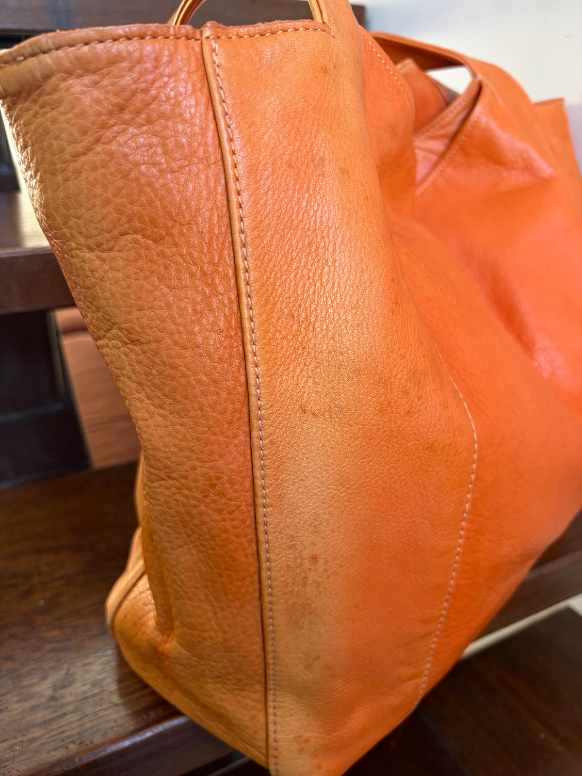 no 3387 / ORANGE WEEKENDER BAG