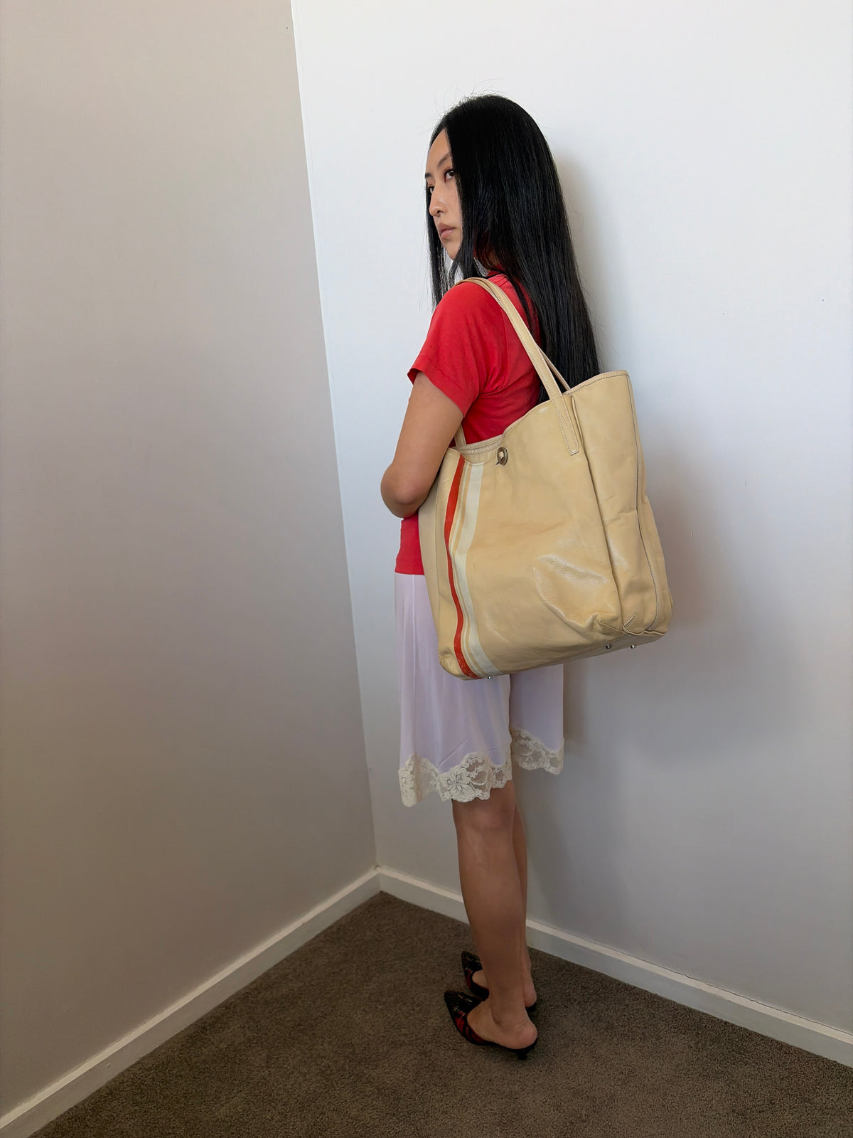 no 3328 / CREAM BAG