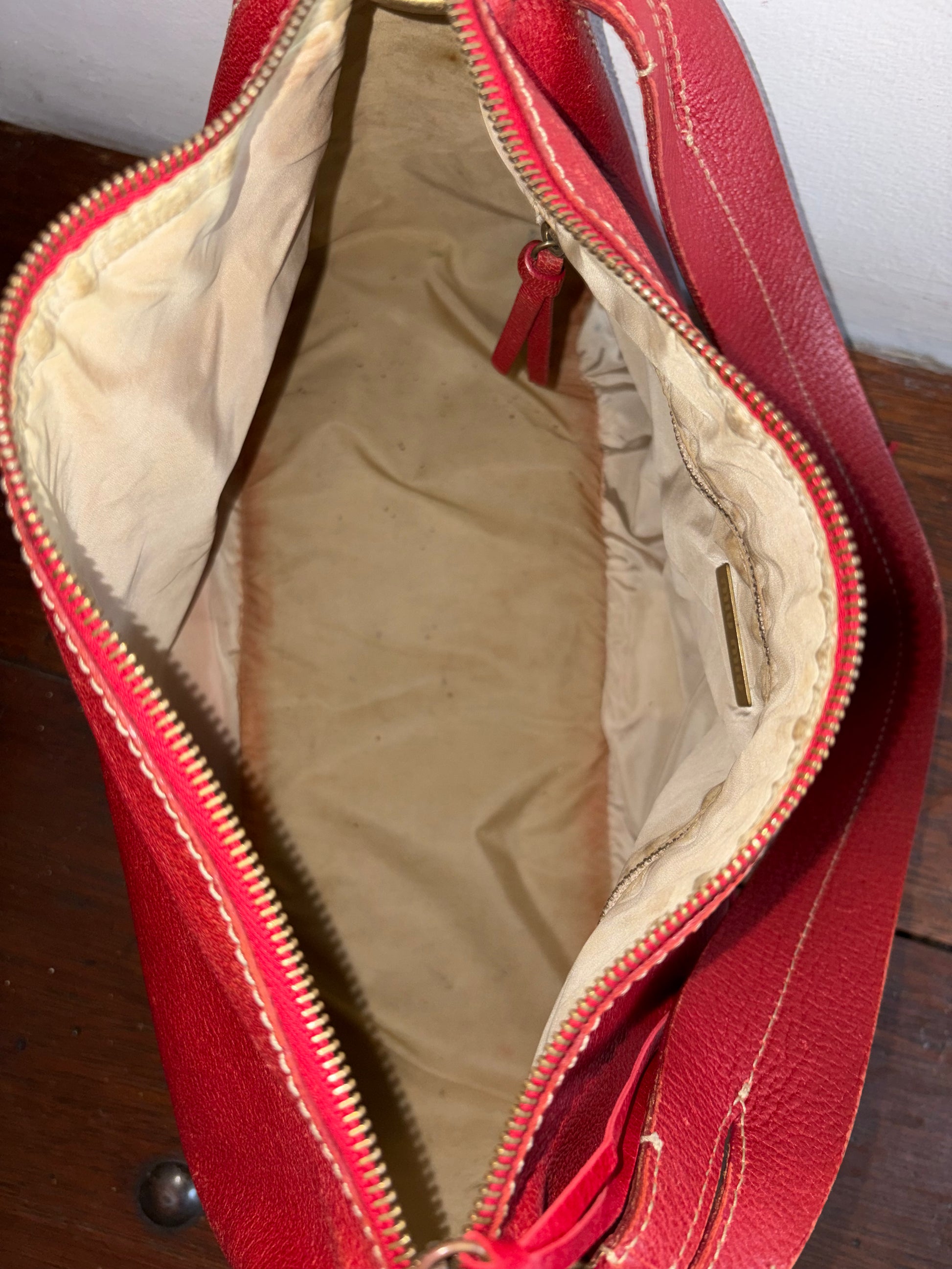 miumiu レザースクールバッグ　archive Miu Miu Archive Nylon Shoulder Bag - SWISSBANKERSTORE