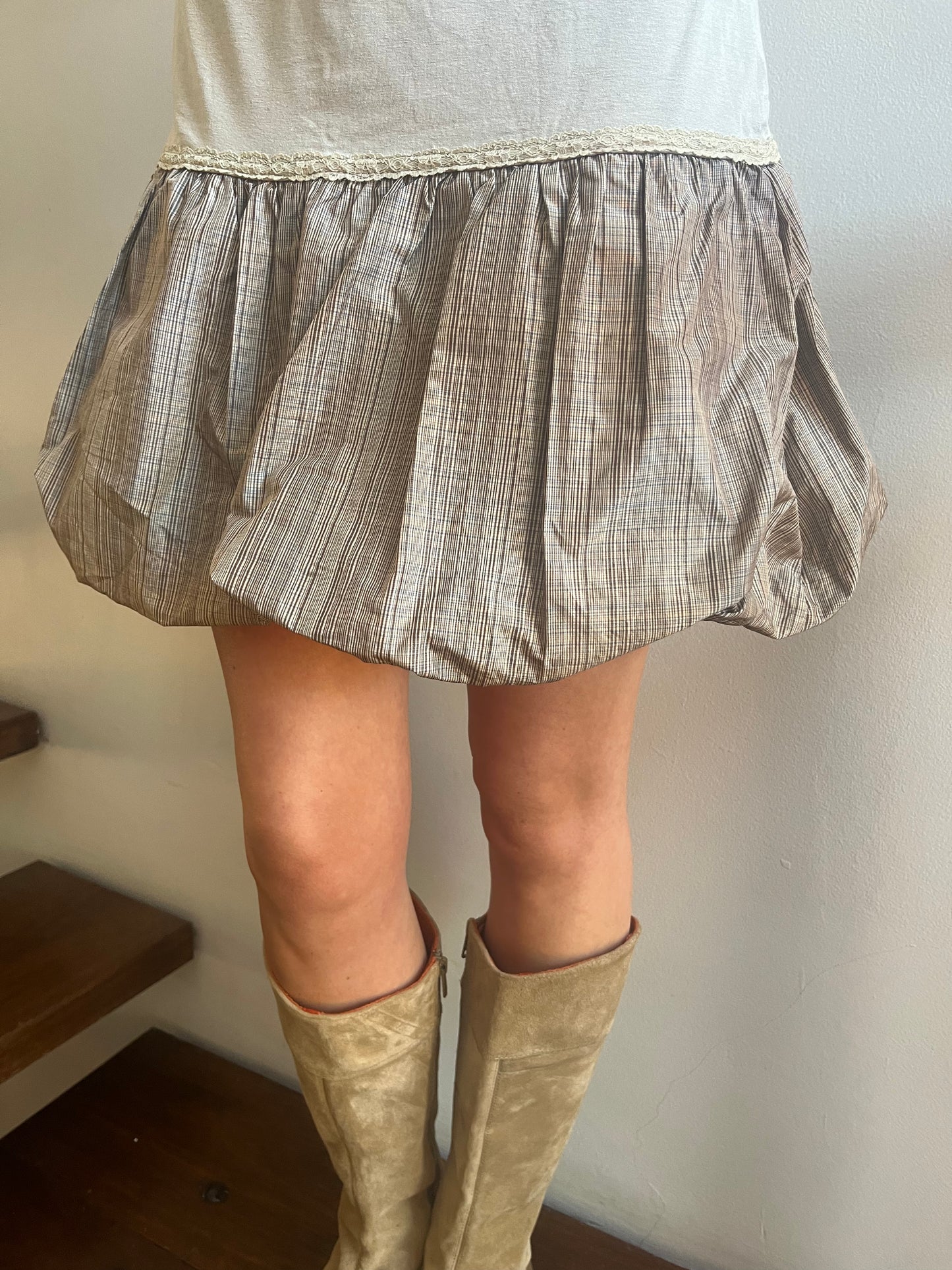 Vintage Bubble Mini Skirt