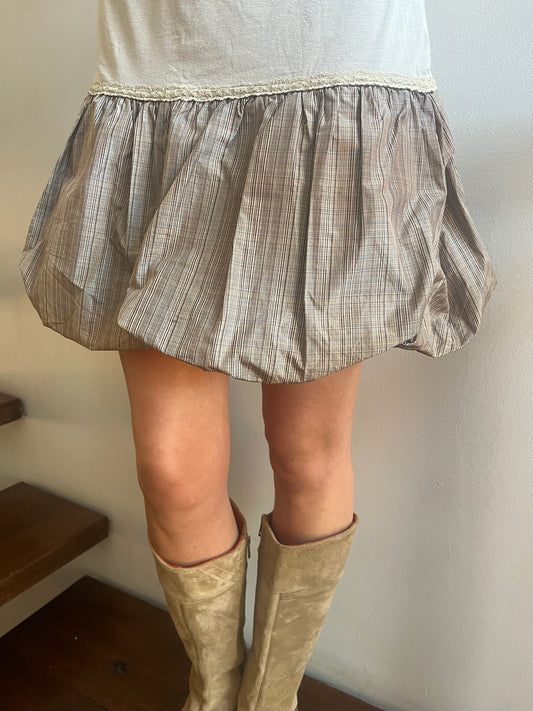 Vintage Bubble Mini Skirt