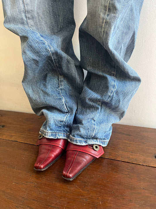 Vintage Miu Miu Leather Heels