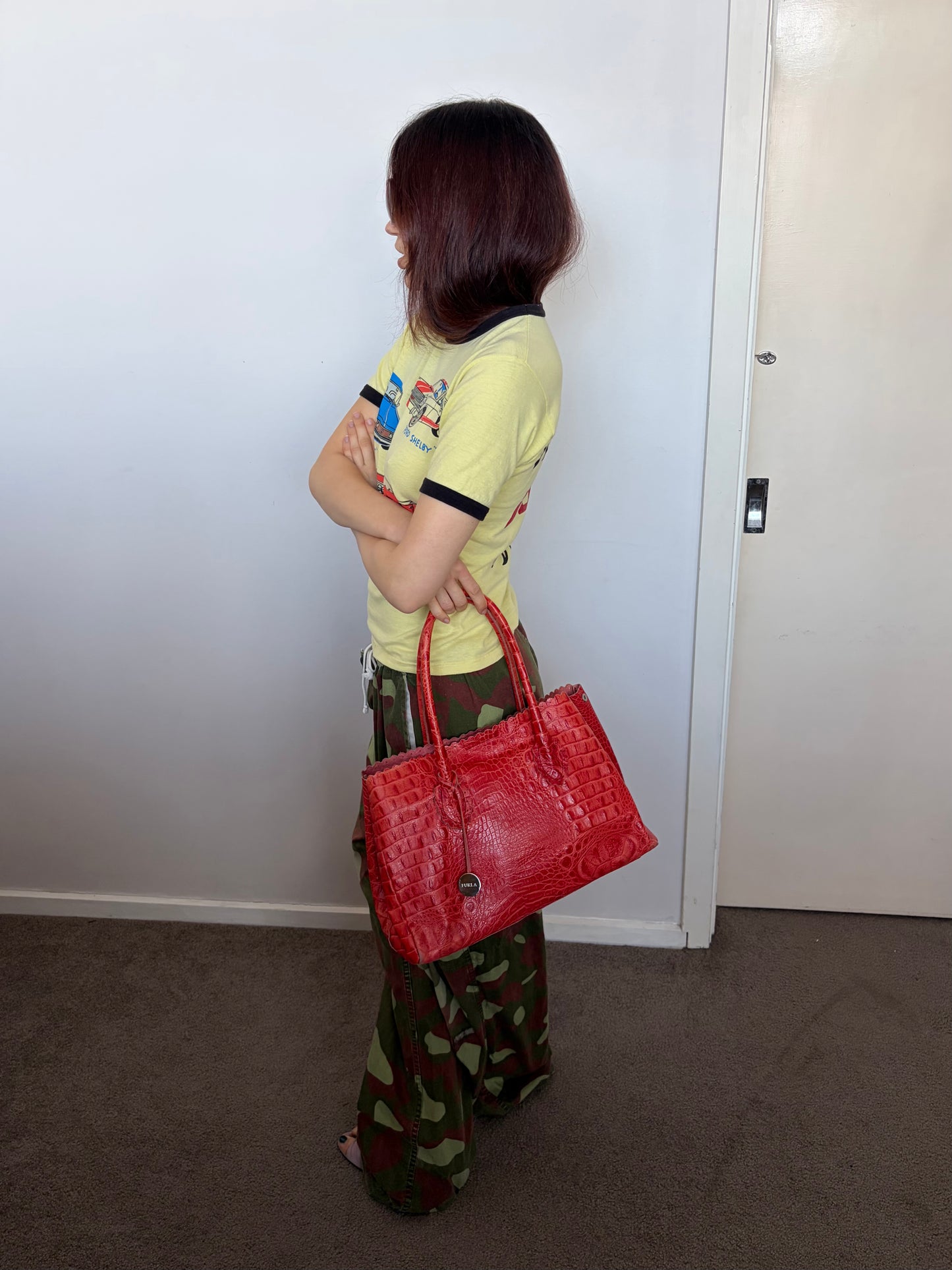 no 3145 / FURLA LEATHER BAG