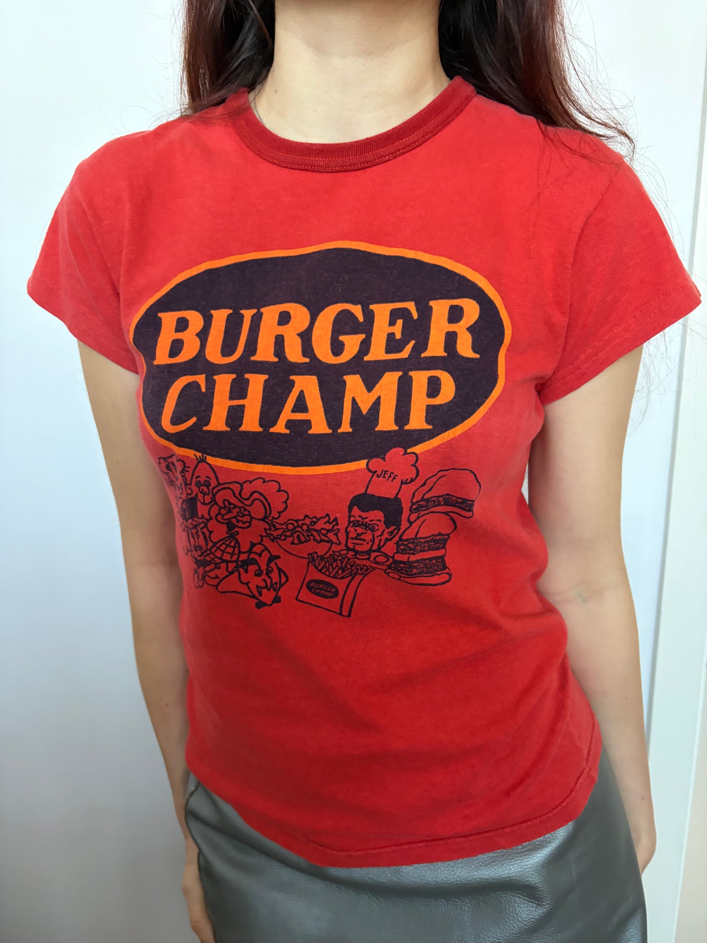 no 3156 / BURGER CHAMP TEE