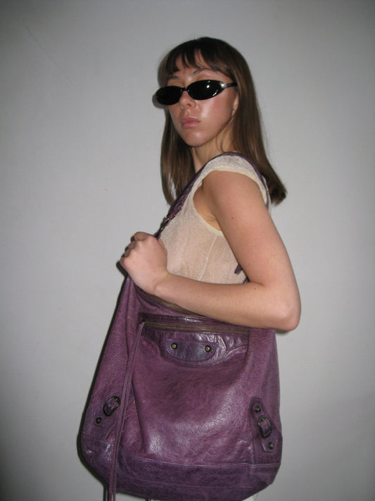 Balenciaga Day Bag - Purple